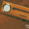 Clock Business card Holder